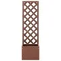 Jardinera enrejada WPC 40x30x135 cm de vidaXL, Maceteros y jardineras - Ref: Foro24-149020, Precio: 90,05 €, Descuento: %