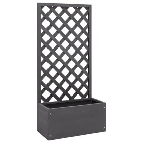 Jardinera con enrejado WPC 65x30x135 cm de vidaXL, Maceteros y jardineras - Ref: Foro24-149023, Precio: 172,07 €, Descuento: %