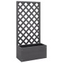 Jardinera con enrejado WPC 65x30x135 cm de vidaXL, Maceteros y jardineras - Ref: Foro24-149023, Precio: 175,37 €, Descuento: %