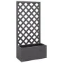 Jardinera con enrejado WPC 65x30x135 cm de vidaXL, Maceteros y jardineras - Ref: Foro24-149023, Precio: 172,07 €, Descuento: %