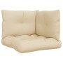 Cojines para sofá de palets 3 unidades tela beige de , Cojines para sillas y sofás - Ref: Foro24-360859, Precio: 50,58 €, Des...