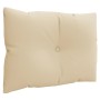 Cojines para sofá de palets 3 unidades tela beige de , Cojines para sillas y sofás - Ref: Foro24-360859, Precio: 50,58 €, Des...
