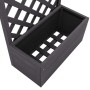 Jardinera con enrejado WPC 65x30x135 cm de vidaXL, Maceteros y jardineras - Ref: Foro24-149023, Precio: 175,37 €, Descuento: %