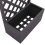 Jardinera con enrejado WPC 65x30x135 cm de vidaXL, Maceteros y jardineras - Ref: Foro24-149023, Precio: 172,07 €, Descuento: %