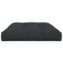 Cojín de asiento de jardín de tela negro 120x80x12 cm de , Cojines para sillas y sofás - Ref: Foro24-360520, Precio: 51,58 €,...