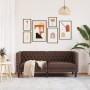 Sofá Chesterfield de 2 plazas cuero artificial marrón de , Sofás - Ref: Foro24-372661, Precio: 267,49 €, Descuento: %