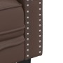 Sofá Chesterfield de 2 plazas cuero artificial marrón de , Sofás - Ref: Foro24-372661, Precio: 267,49 €, Descuento: %