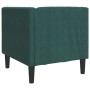 Sillón Chesterfield de terciopelo verde oscuro de , Sofás - Ref: Foro24-372675, Precio: 162,94 €, Descuento: %