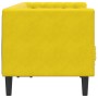 Sofá Chesterfield 2 plazas con cojines terciopelo amarillo de , Sofás - Ref: Foro24-372689, Precio: 250,77 €, Descuento: %