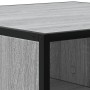Mesa centro madera ingeniería y metal gris Sonoma 100x100x30 cm de , Mesas de centro - Ref: Foro24-848777, Precio: 82,03 €, D...