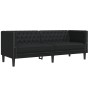 Juego de sofás Chesterfield 2 piezas cuero sintético negro de , Sofás - Ref: Foro24-3209274, Precio: 627,82 €, Descuento: %