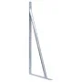 Supports for fence posts 2 units galvanized steel by vidaXL, Accessories for gates and fences - Ref: Foro24-148988, Price: 29...