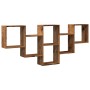 Estantería de pared madera ingeniería envejecida 159x18x66 cm de , Estantes y estanterías - Ref: Foro24-853306, Precio: 49,77...