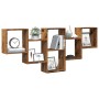 Estantería de pared madera ingeniería envejecida 159x18x66 cm de , Estantes y estanterías - Ref: Foro24-853306, Precio: 49,77...