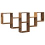 Estantería de pared madera ingeniería envejecida 159x18x66 cm de , Estantes y estanterías - Ref: Foro24-853306, Precio: 49,77...