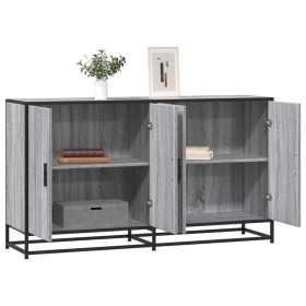 Aparador madera de ingeniería gris Sonoma 134x35x76 cm de , Aparadores - Ref: Foro24-3300818, Precio: 141,82 €, Descuento: %