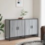 Aparador madera de ingeniería gris Sonoma 134x35x76 cm de , Aparadores - Ref: Foro24-3300818, Precio: 141,82 €, Descuento: %