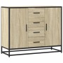 Aparador de madera de ingeniería roble Sonoma 92x35x76 cm de , Aparadores - Ref: Foro24-3300826, Precio: 116,20 €, Descuento: %