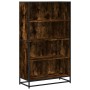 Estantería madera de ingeniería roble ahumado 80,5x35x139 cm de , Librerías y estanterías - Ref: Foro24-3300847, Precio: 111,...