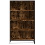Estantería madera de ingeniería roble ahumado 80,5x35x139 cm de , Librerías y estanterías - Ref: Foro24-3300847, Precio: 111,...