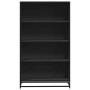 Estantería de madera de ingeniería negra 80,5x35x139 cm de , Librerías y estanterías - Ref: Foro24-3300845, Precio: 115,16 €,...