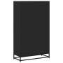 Estantería de madera de ingeniería negra 80,5x35x139 cm de , Librerías y estanterías - Ref: Foro24-3300845, Precio: 115,16 €,...