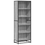 Estantería de madera de ingeniería gris Sonoma 60x35x170,5 cm de , Librerías y estanterías - Ref: Foro24-3300853, Precio: 110...