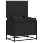 Caja almacenaje con tapa madera ingeniería negro 60x40x51,5 cm de , Cestas para almacenaje - Ref: Foro24-848794, Precio: 59,5...