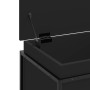 Caja almacenaje con tapa madera ingeniería negro 60x40x51,5 cm de , Cestas para almacenaje - Ref: Foro24-848794, Precio: 59,5...