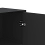 Aparador alto madera de ingeniería negro 68x35x139 cm de , Aparadores - Ref: Foro24-3300830, Precio: 162,62 €, Descuento: %