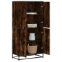 Aparador alto madera de ingeniería roble ahumado 68x35x139 cm de , Aparadores - Ref: Foro24-3300832, Precio: 130,64 €, Descue...