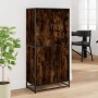 Aparador alto madera de ingeniería roble ahumado 68x35x139 cm de , Aparadores - Ref: Foro24-3300832, Precio: 130,64 €, Descue...