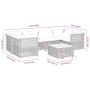 Set sofás de jardín 7 piezas y cojines ratán sintético beige de , Conjuntos de jardín - Ref: Foro24-3261748, Precio: 602,88 €...