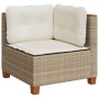 Juego de sofás jardín con cojines 5 pzas ratán sintético beige de , Conjuntos de jardín - Ref: Foro24-3261805, Precio: 384,47...
