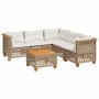 Juego de sofás jardín con cojines 6 pzas ratán sintético beige de , Conjuntos de jardín - Ref: Foro24-3261832, Precio: 489,25...