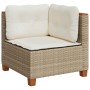 Set de sofás de jardín con cojines 9 pzas ratán sintético beige de , Conjuntos de jardín - Ref: Foro24-3261961, Precio: 640,8...
