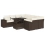 Set de sofás de jardín 9 pzas y cojines ratán sintético marrón de , Conjuntos de jardín - Ref: Foro24-3269063, Precio: 652,94...