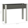 Mesa de cultivo para jardín WPC gris 100x40x75 cm de vidaXL, Maceteros y jardineras - Ref: Foro24-149011, Precio: 96,84 €, De...