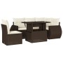 Set sofás de jardín 6 piezas y cojines ratán sintético marrón de , Conjuntos de jardín - Ref: Foro24-3268543, Precio: 457,85 ...