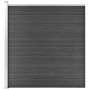 Panel de valla WPC negro 175x186 cm de vidaXL, Paneles de vallas - Ref: Foro24-148973, Precio: 219,74 €, Descuento: %