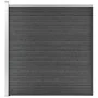 Panel de valla WPC negro 175x186 cm de vidaXL, Paneles de vallas - Ref: Foro24-148973, Precio: 397,68 €, Descuento: %
