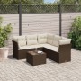 Set sofás de jardín 6 piezas y cojines ratán sintético marrón de , Conjuntos de jardín - Ref: Foro24-3217633, Precio: 376,23 ...