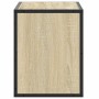 Mueble TV madera ingeniería y metal roble Sonoma 60x31x39,5 cm de , Muebles TV - Ref: Foro24-848915, Precio: 41,19 €, Descuen...