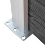 Panel de valla WPC negro 175x186 cm de vidaXL, Paneles de vallas - Ref: Foro24-148973, Precio: 219,74 €, Descuento: %