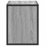 Mueble de TV madera y metal roble ahumado 60x31x39,5 cm de , Muebles TV - Ref: Foro24-848917, Precio: 42,31 €, Descuento: %