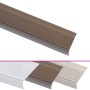 Perfiles de peldaños forma de L 15 uds aluminio marrón 67 cm de , Escaleras - Ref: Foro24-146793, Precio: 71,62 €, Descuento: %