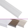 Perfiles de peldaños forma de L 5 uds aluminio plata 67 cm de , Escaleras - Ref: Foro24-146779, Precio: 26,69 €, Descuento: %
