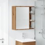 Armario espejo baño roble roble artisan 62,5x20,5x64 cm de , Tocadores de baño - Ref: Foro24-856178, Precio: 75,81 €, Descuen...
