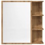 Armario espejo baño roble roble artisan 62,5x20,5x64 cm de , Tocadores de baño - Ref: Foro24-856178, Precio: 75,81 €, Descuen...
