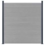 Postes de valla 2 unidades aluminio gris oscuro 185 cm de vidaXL, Postes de cerca - Ref: Foro24-148986, Precio: 138,97 €, Des...